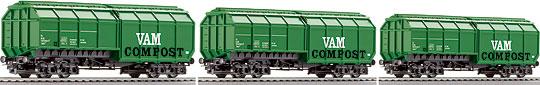 Set of 3 garbage Dump cars<br /><a href='images/pictures/Roco/45933.jpg' target='_blank'>Full size image</a>